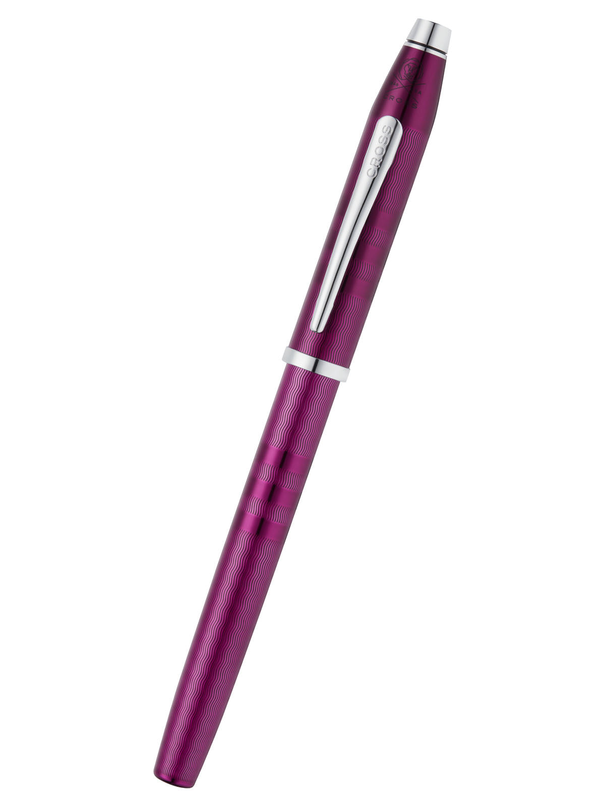 Century® II fine nib fountain pen in midnight plum with silver cap and barrel details