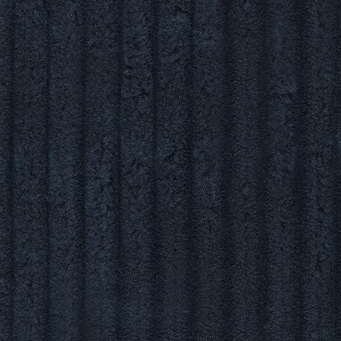 Dark blue corduroy fabric close-up with vertical ribbed texture