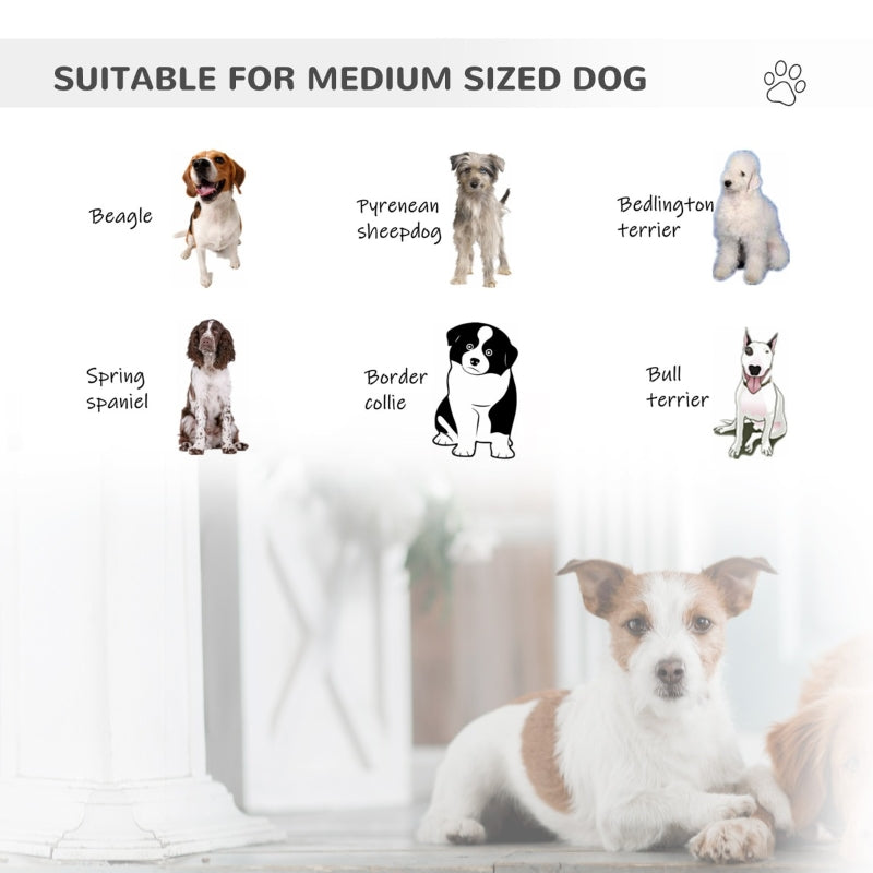 Pet bike trailer cart sizing chart for medium dogs with mesh front door