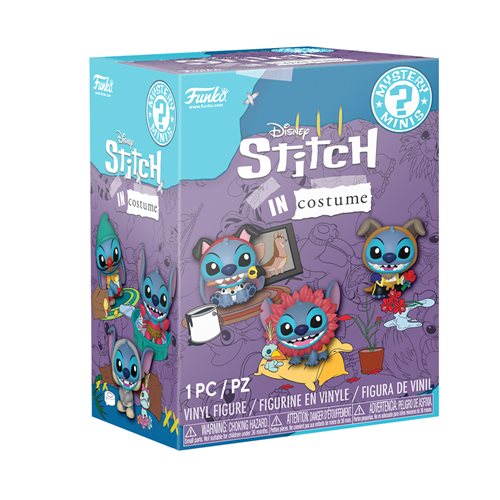 Funko Mystery Minis Stitch in costume vinyl mini-figure box with character art