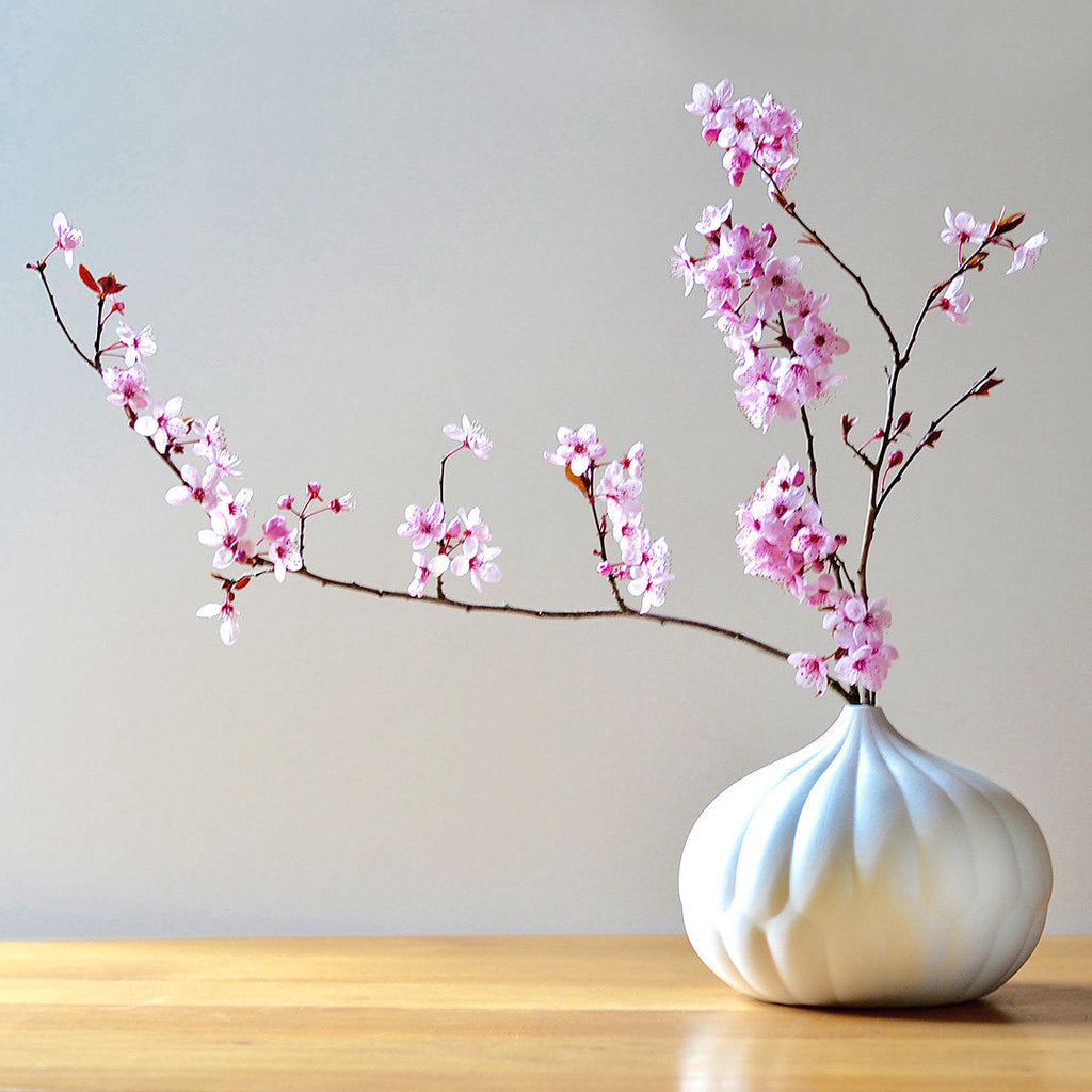 Large Textured Porcelain Vase