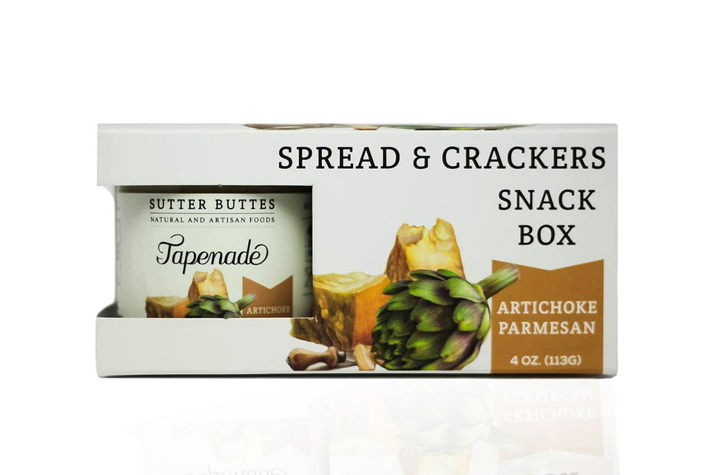 Parmesan artichoke spread and crackers snack box, 4 oz