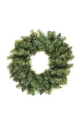 24-inch pine wreath with dense green tapered tips