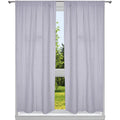 Gray chevron blackout window curtain pair, two hanging panels with top grommets
