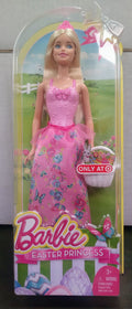 Easter Princess Barbie doll in pink gown with Easter basket, in retail box