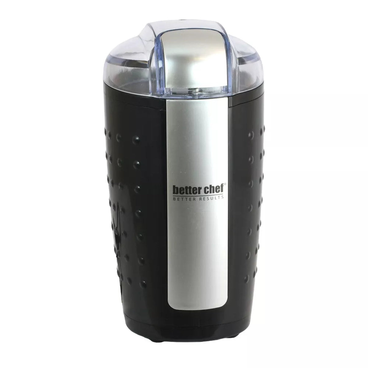 Better Chef black coffee grinder with stainless steel canister