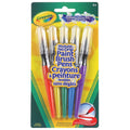Washable no-drip paint brush pen set, 5 assorted color tips in blister pack
