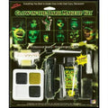 Glow-in-the-dark makeup kit with face paint palette and applicator tools