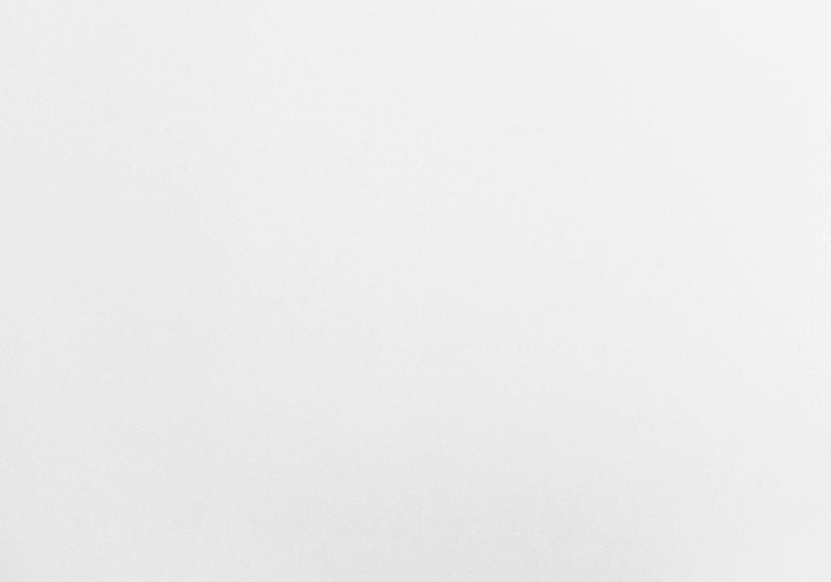 White finish panel close-up on 5-tier office bookshelf, contemporary etagere.