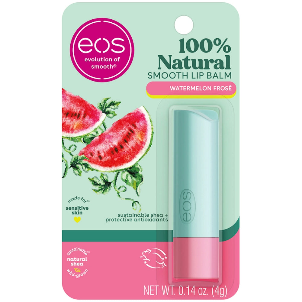 EOS smooth lip balm stick in Watermelon Frosé packaging