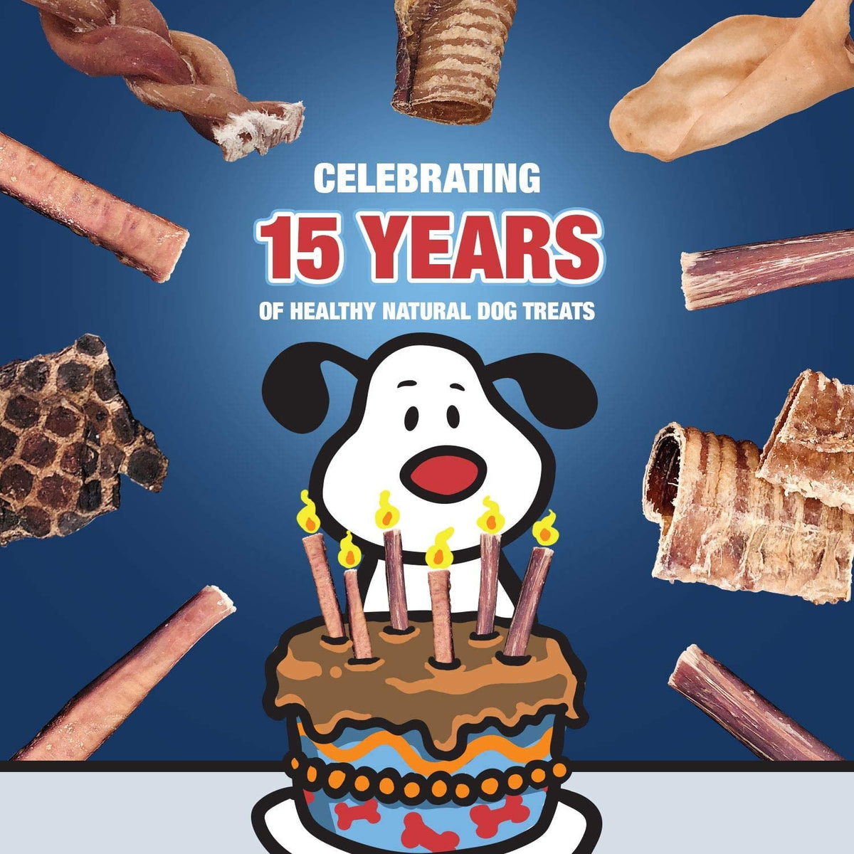 Yak cheese dog chew sticks and chunks, assorted brown and tan pieces