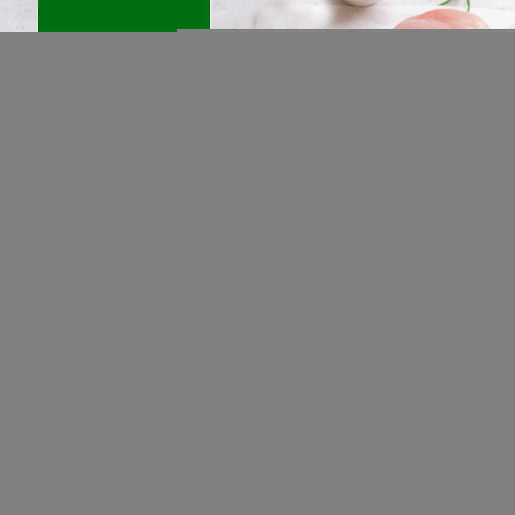 Dog chew packaging panel with mostly gray area and partial green header