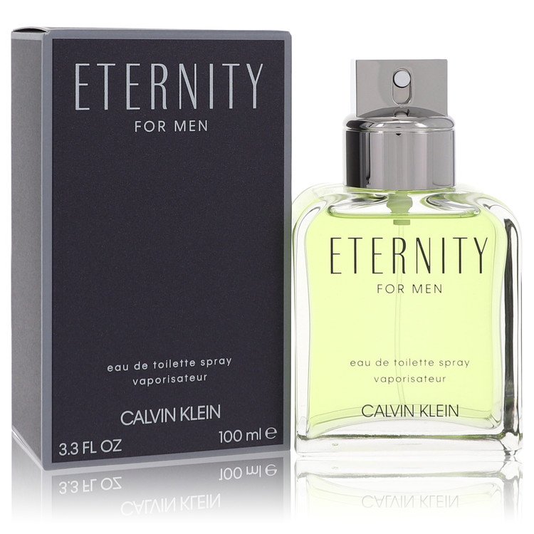 Calvin Klein Eternity for Men mini EDT spray bottle with box, 0.33 oz