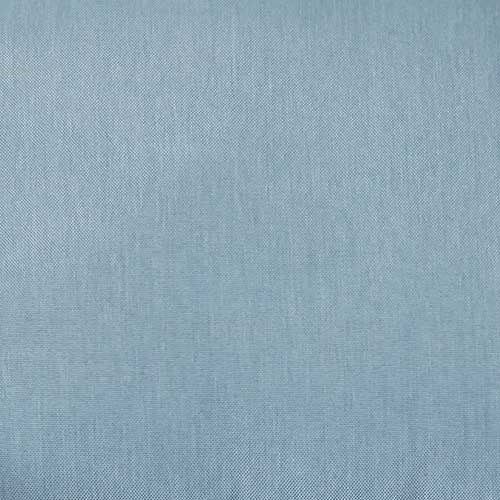 Light blue cushion fabric close-up for outdoor rattan lounge chair