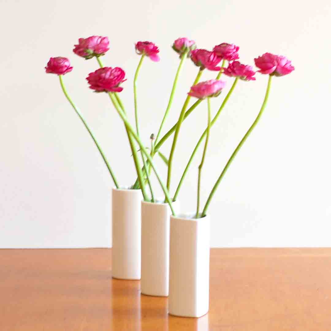 HEART VASE TRIO