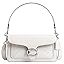 Quilted small shoulder bag with chain strap and flap with logo detail