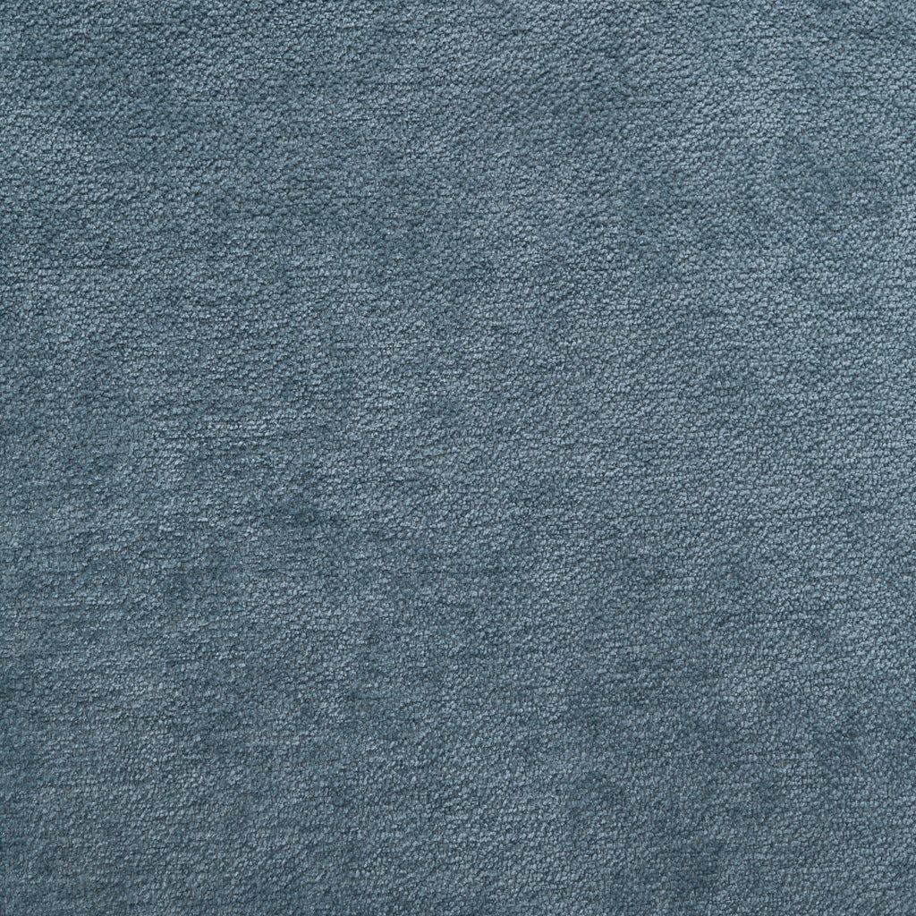 Blue fabric upholstery texture swatch with fine woven surface