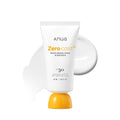 Anua Zero-cast moisturizing finish sunscreen SPF 50+ tube with orange cap
