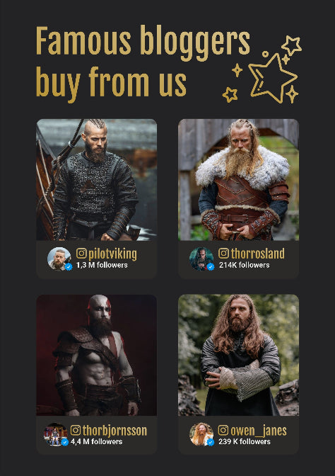 Dracula Untold costume: blogger review cards featuring people in medieval-style outfits
