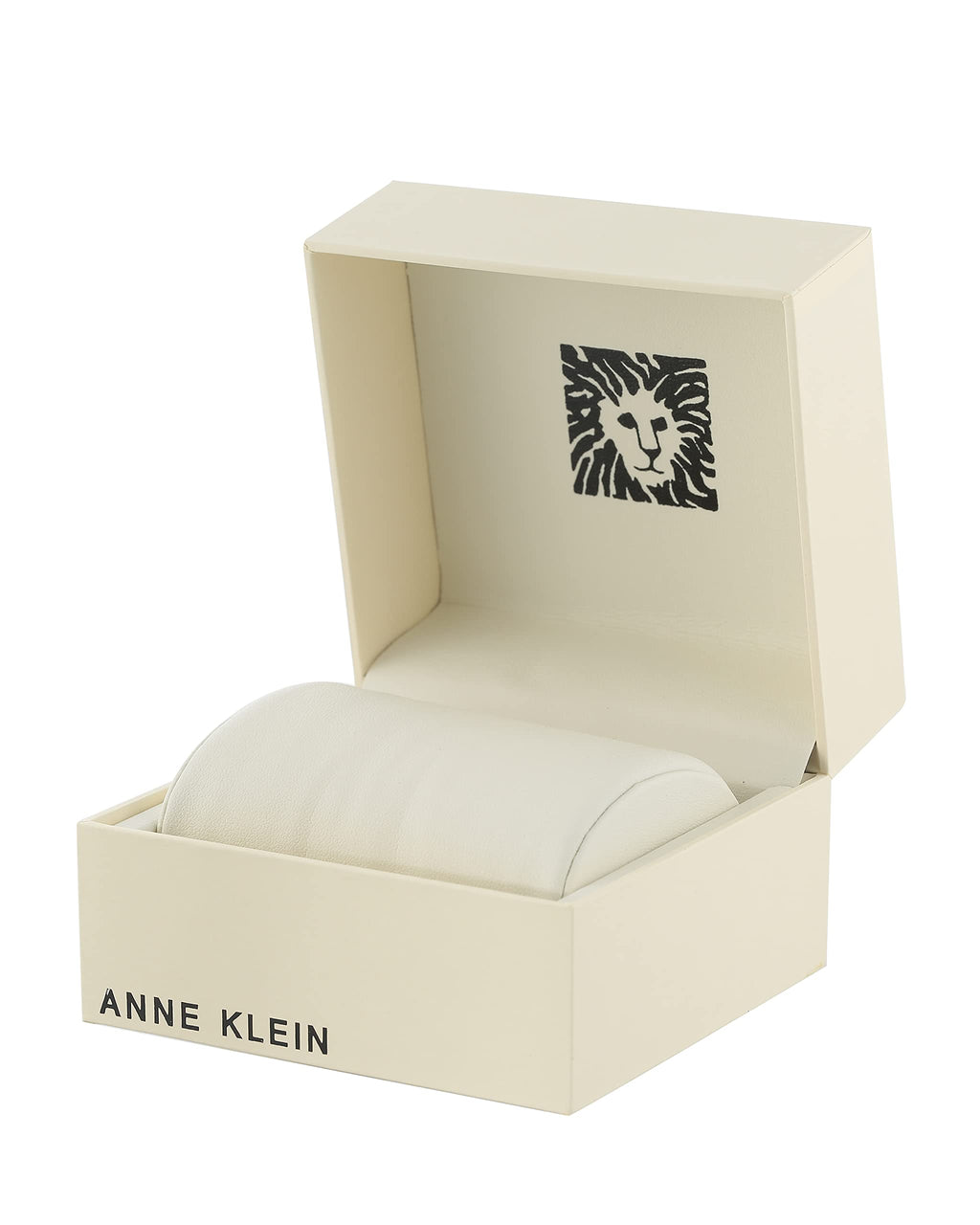 Anne Klein jewelry gift box with open lid and padded insert