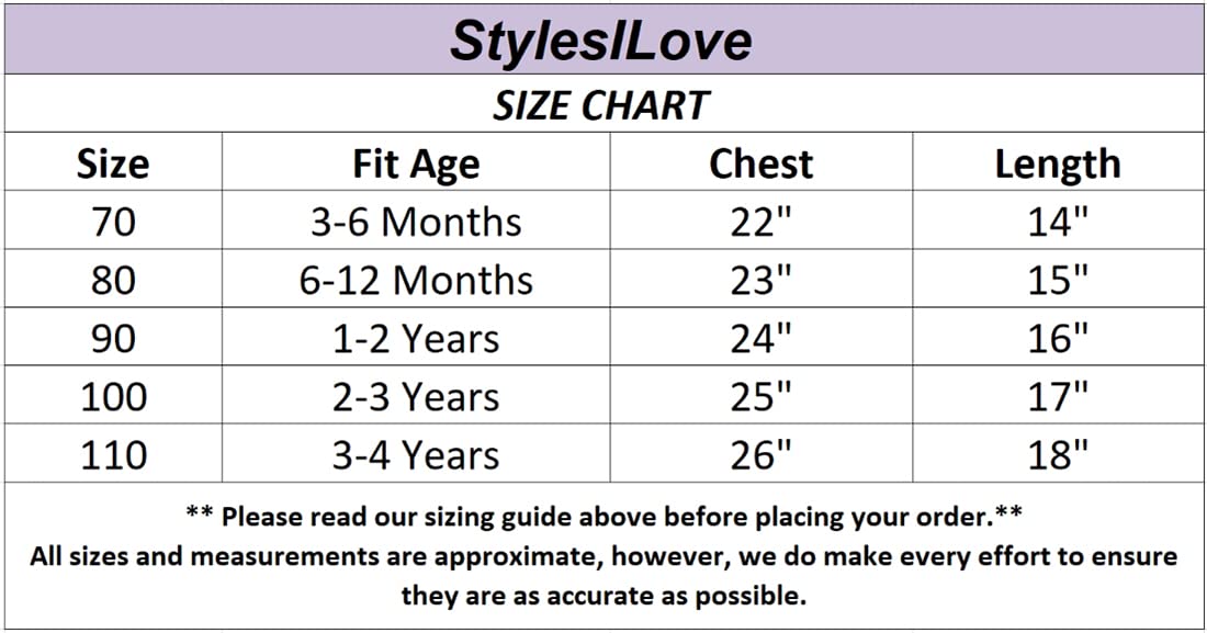 Hoodie size chart: size, fit age, chest, and length measurements
