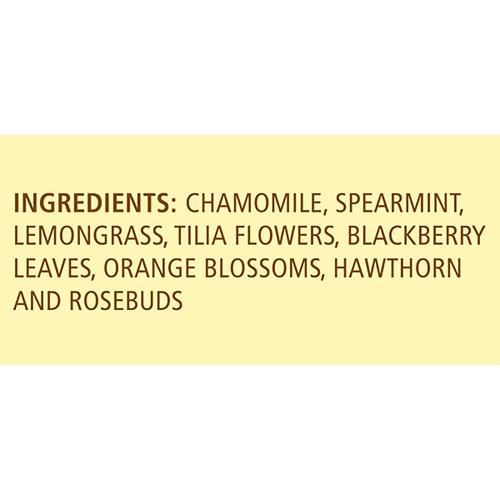 Sleepytime herbal tea ingredients list: chamomile, spearmint, lemongrass and more