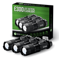 EcoGear FX E300 EDC Tactical Flashlight 3-Pack