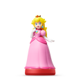 Princess Peach amiibo figurine with pink gown and gold crown