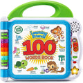 Green interactive 100 words learning book toy front panel with colorful illustrations