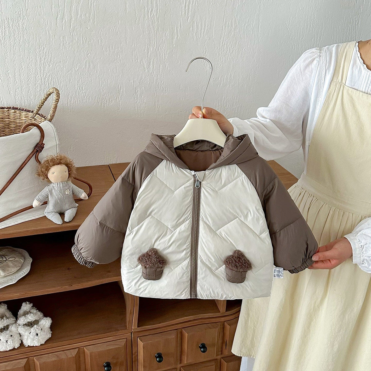 Lightweight Down Jacket For Baby Boys AutumnWinter Hooded Outerwear