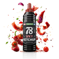 78 Spicy Ketchup squeeze bottle with tomato and chili pieces