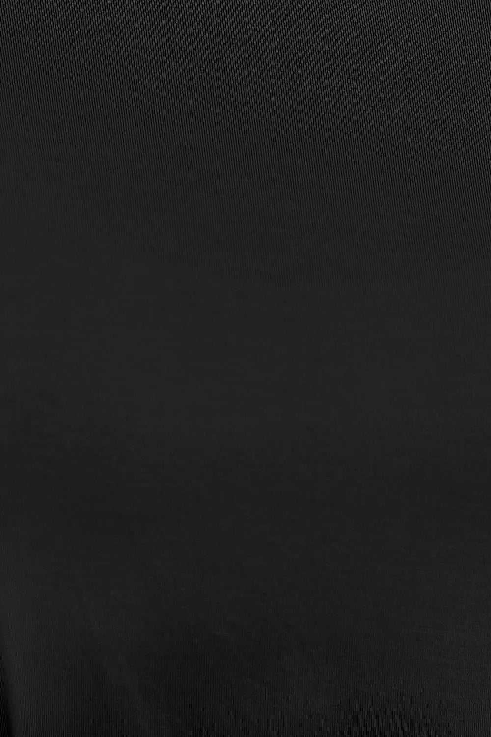 Black knit fabric texture close-up