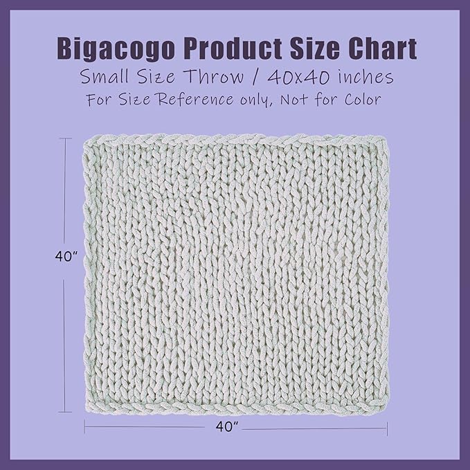 Ivory chunky knit throw blanket with thick rope-knot cable pattern, folded square