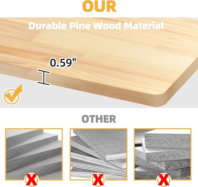Light pine wood material close-up for cat wall shelves, smooth tabletop surface