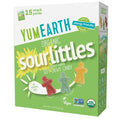 Yumearth Organic Sour Littles candy box with 15 snack packs, 7.5 oz