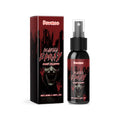 Halloween plasma spray makeup bottle and box, dark red horror effect formula