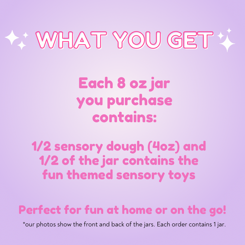 Halloween sensory kit product info card showing jar and contents details