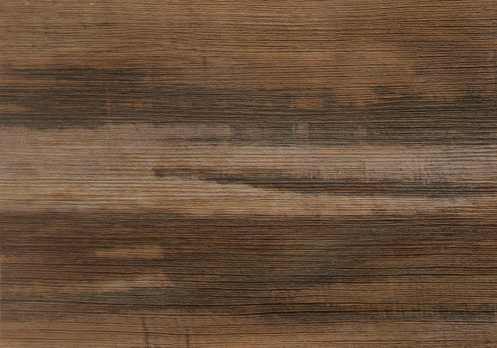 Close-up of dark brown wood-grain desk tabletop surface