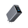 Anker Prime 100W GaN wall charger, gray, with three USB ports