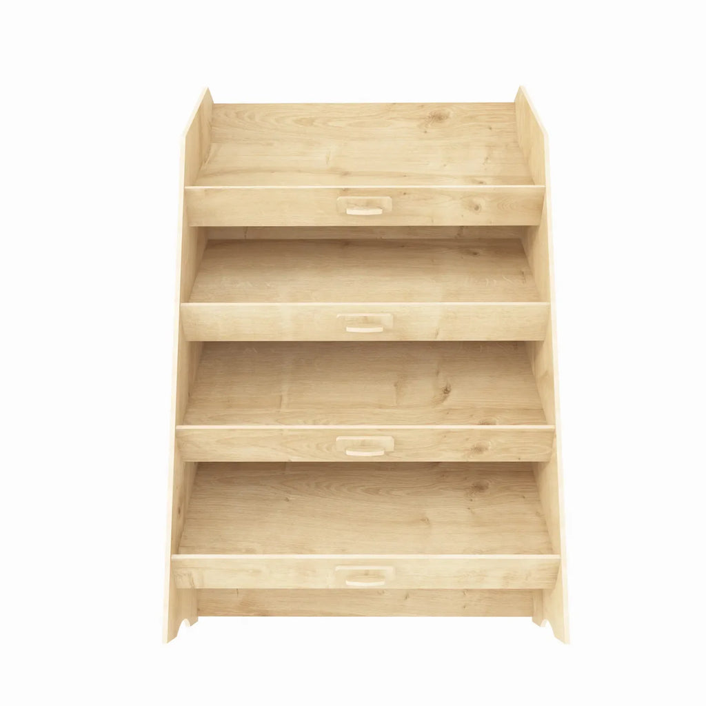 Aros 39" Tall MDF Bookcase | Bookshelf | Display Unit