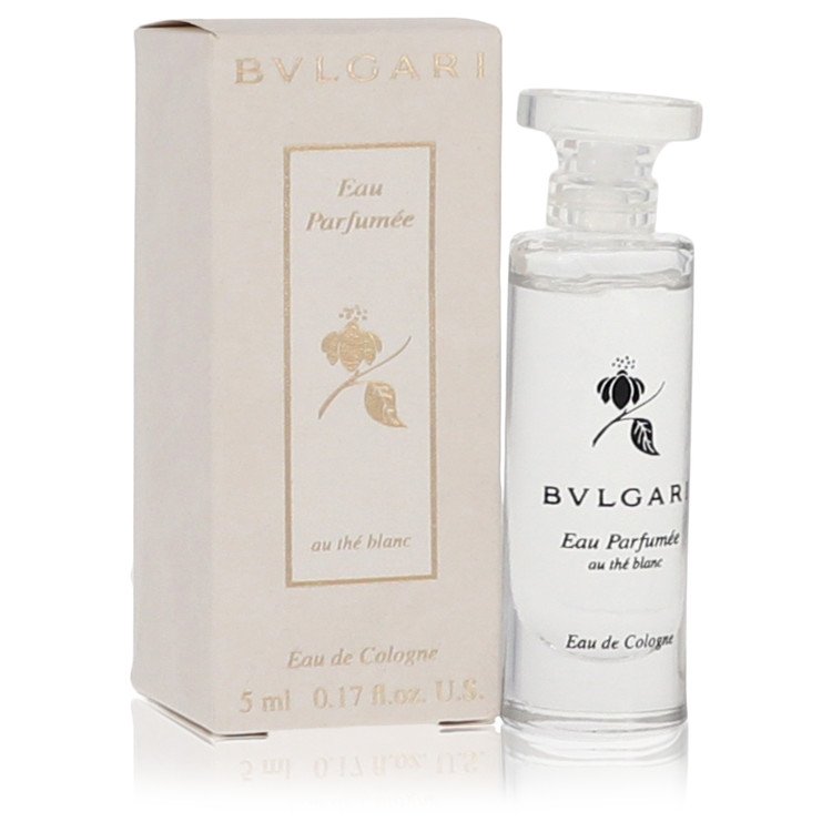 Bvlgari White mini eau de cologne bottle with box