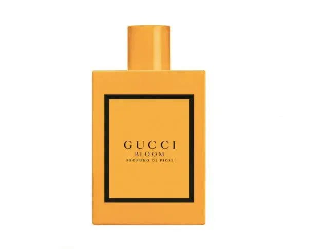 Gucci Bloom Profumo di Fiori eau de parfum spray bottle, yellow square label