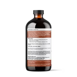 Back view of the amber bone and joint support supplement bottle