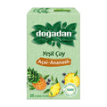 Doğadan Green Tea with Açai and Pineapple Flavor - Antioxidant Rich, Stevia Sweetened Herbal Tea