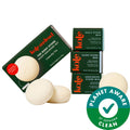 Lotion bar discovery set with three mini moisturizing bars and green product boxes