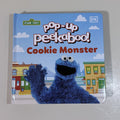 Pop-up board book with Cookie Monster on the front cover