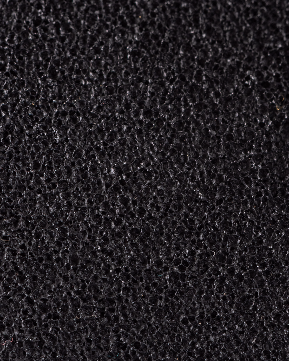 Black PUD palm grip coating close-up texture on work glove