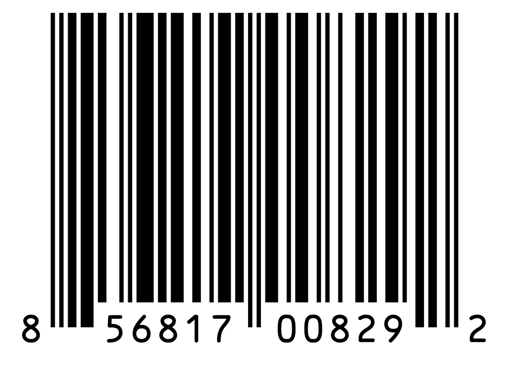 Ahara Rasa brown butter ghee barcode with product number digits.