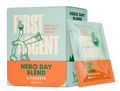 Medium roast instant coffee packets set with box and single packet