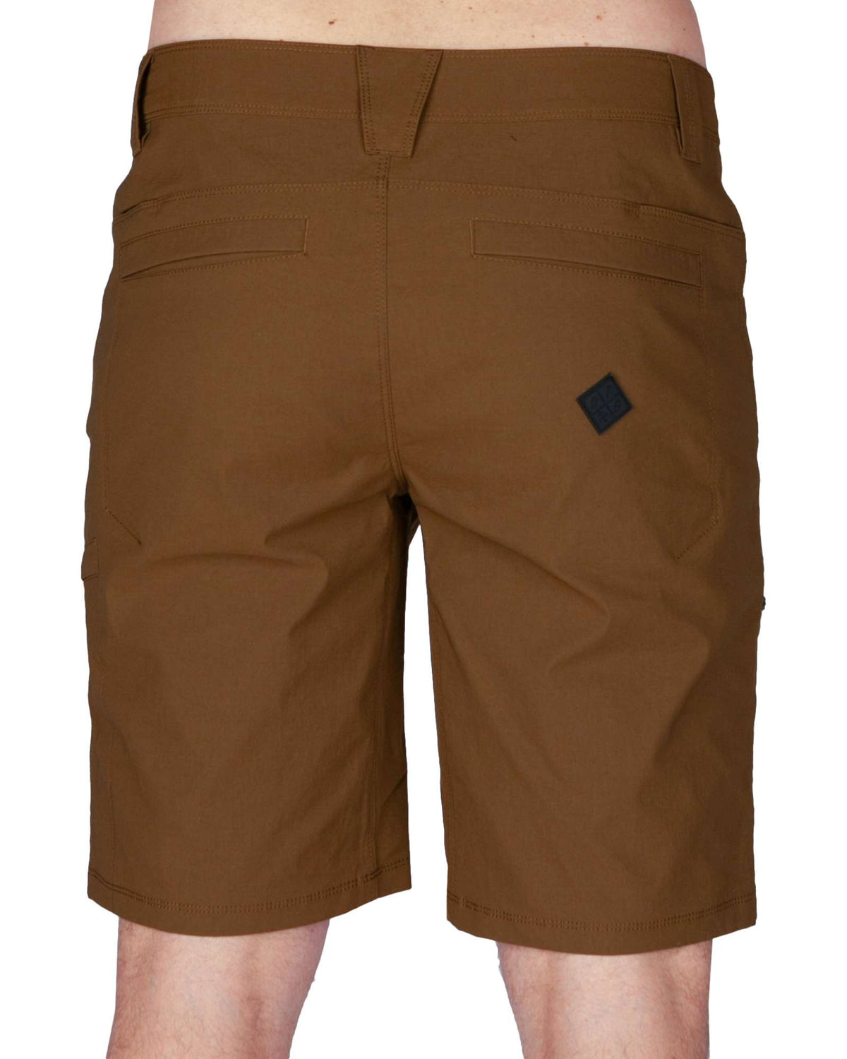 Men's field shorts 2.0, olive-brown with small logo patch and reinforced seams.
